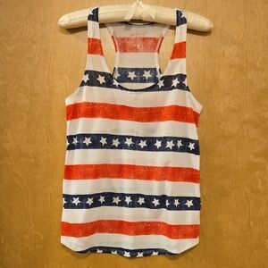 Arizona Jean Company Stars and Stripe Racerback Tank